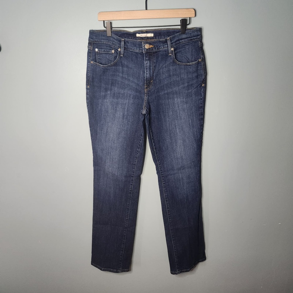 LEVI'S 505 Straight Denim Jeans - Size 12 Long